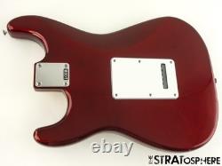 Fender Standard Stratocaster Strat HSS LOADED BODY Poplar, Candy Cola