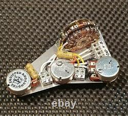 Fender Strat Stratocaster HH dual Humbucker wiring harness loom upgrade kit