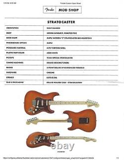 Fender Stratocaster 2021/22 Mod Shop Roasted Pine