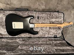 Fender Stratocaster 2021 75th Anniversary Black Maple FB Strat Guitar With Hard Ca