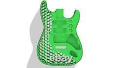 Fender Stratocaster Body 3D Printed Hexagon