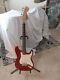 Fender Stratocaster Candy Apple Red Guitar Hss Squier With Extras Nos Minty