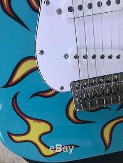 Fender Stratocaster Electric Guitar X Tyler The Creator Golf Wang Flame
