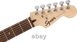 Fender Stratocaster HT, White Pickguard Transparent Blue with Frontman 10G Amp