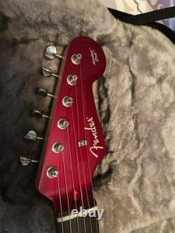 Fender Stratocaster MIJ Electric Guitar 2015 Red with Fender Deluxe Hard Case