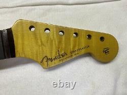 Fender Stratocaster Maple Flame neck rosewood 59 style clay dots