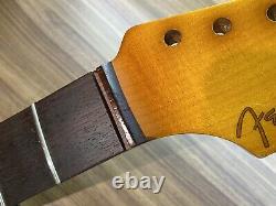 Fender Stratocaster Maple neck rosewood 64-65 style clay dots Relic