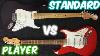 Fender Stratocaster Player Vs Standard
