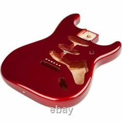 Fender Stratocaster SSS Alder Body Vintage Bridge Mount Candy Apple Red