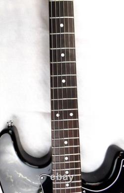 Fender Stratocaster Steele Guitars Black Paisley Flame Maple Neck SSS