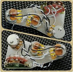 Fender Stratocaster Strat Greasebucket Tone Mod wiring harness loom upgrade kit