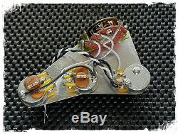 Fender Stratocaster Strat Greasebucket Tone Mod wiring harness loom upgrade kit