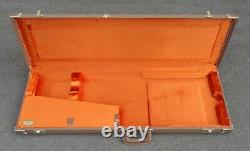 Fender Stratocaster/Telecaster Case 60's Brown Tolex With Orange Satin Int NEW