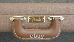 Fender Stratocaster/Telecaster Case 60's Brown Tolex With Orange Satin Int NEW