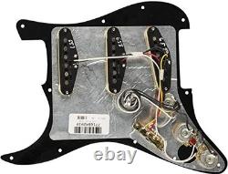 Fender Tex Mex Prewired Stratocaster Pickguard Black 3-Ply
