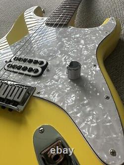 Fender Tom DeLonge Stratocaster Electric Guitar Graffiti Yellow. Ltd Edition