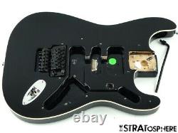 Fender Tom Morello Stratocaster Strat BODY + HARDWARE Floyd Rose Bound Black