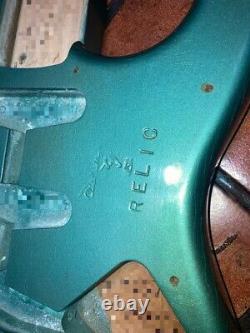 Fender USA Custom Shop 1966 Relic Stratocaster BODY Strat Sherwood Green 61