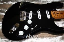 Fender USA Vintage Stratocaster Gilmour Style Custom Black Strat