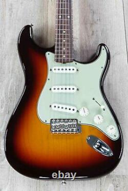 Fender Vintage Custom 1959 Stratocaster NOS Guitar, Chocolate 3-Color Sunburst