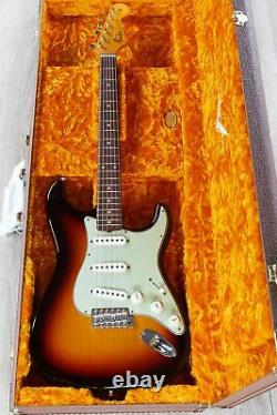 Fender Vintage Custom 1959 Stratocaster NOS Guitar, Chocolate 3-Color Sunburst