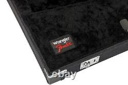 Fender X Wrangler Denim Strat/Stratocaster/Tele/Telecaster Black Guitar Case