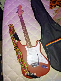 Fender debut Series Stratocaster Squier electric guitar Red