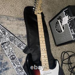 Fender squier stratocaster electric guitar Sunburst New With Amp And MORE Extras