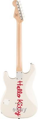 Fender x Hello Kitty Stratocaster Limited Edition Electric Guitar, White