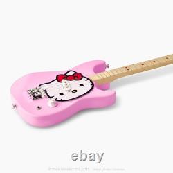 Fender x Loog Hello Kitty Kids Stratocaster Guitar (Pink) -sanrio 7456