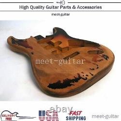 For Fender Stratocaster ST Electric Guitar Body Vintage Sunburst Heavy Relic USA