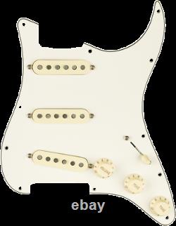 Genuine FENDER Pre-Wired FAT'50s Loaded Strat 11-Hole PARCHMENT Pickguard