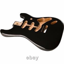 Genuine Fender Classic Series 60's Stratocaster SSS Alder Body, Black