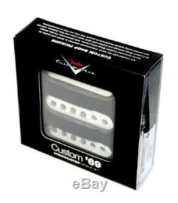 Genuine Fender Custom Shop'69 Stratocaster Pickups Set White 099-2114-000