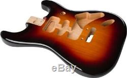 Genuine Fender Deluxe Series Stratocaster HSH Body Modern Bridge 3-TONE SUNBURST