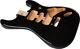Genuine Fender Deluxe Series Stratocaster Hsh Body Modern Bridge Mount, Black