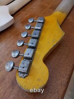 Genuine Fender Lic Relic Strat neck Aged Nitro 60-63 style Stratocaster Mr G's