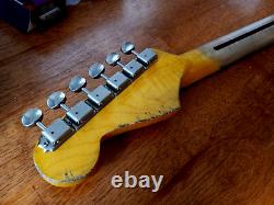 Genuine Fender Lic Relic Strat neck Aged Nitro 60s Stratocaster Mr G's Customs