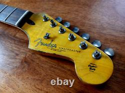Genuine Fender Lic Relic Strat neck Aged Nitro 60s Stratocaster Mr G's Customs