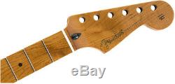 Genuine Fender Roasted Maple Stratocaster Neck, 9.5 Maple, C Shape 099-0502-920