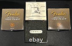 Genuine Fender Vintage Original 57/62 White Strat Pickups (Set of 3)