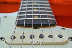 Gorgeous! Fender USA Custom Shop'61 Stratocaster Relic Slab Board Olympic White