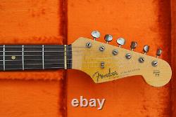 Gorgeous! Fender USA Custom Shop'61 Stratocaster Relic Slab Board Olympic White