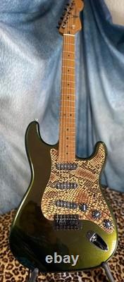 Guitar Monkey Stratocaster Roasted Maple Neck Stainless Frets, Grover Tuners