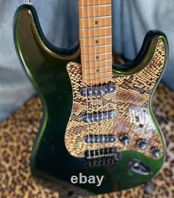 Guitar Monkey Stratocaster Roasted Maple Neck Stainless Frets, Grover Tuners