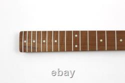 Guitar Neck Roast Curly on Black Walnut 24.75 MM Style Fits Fender Stratocaster