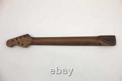 Guitar Neck Roast Curly on Black Walnut 24.75 MM Style Fits Fender Stratocaster