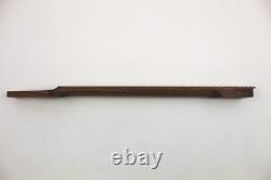 Guitar Neck Roast Curly on Black Walnut 24.75 MM Style Fits Fender Stratocaster
