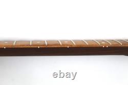 Guitar Neck Tigerwood on Roast Maple 24.75 Conv S Style Fits Fender Strat
