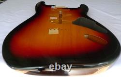 Hardtail Strat Stratcaster Guitar Body, 3 pcs North American Alder 3TS? 4.6Lbs
